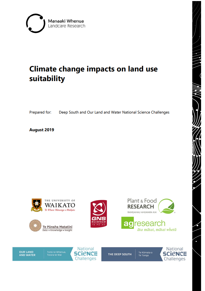 Climate change impacts on land use suitability (Report) - Datasets ...